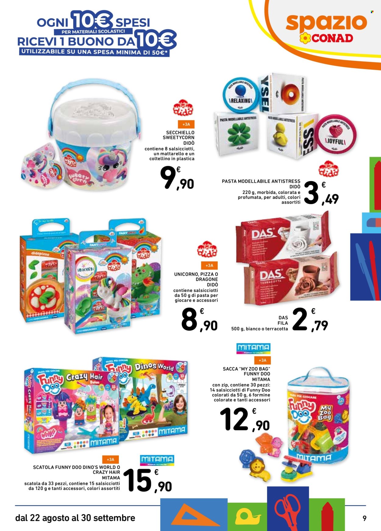 Volantino Spazio Conad - 22/8/2025 - 30/9/2025. Pagina 9