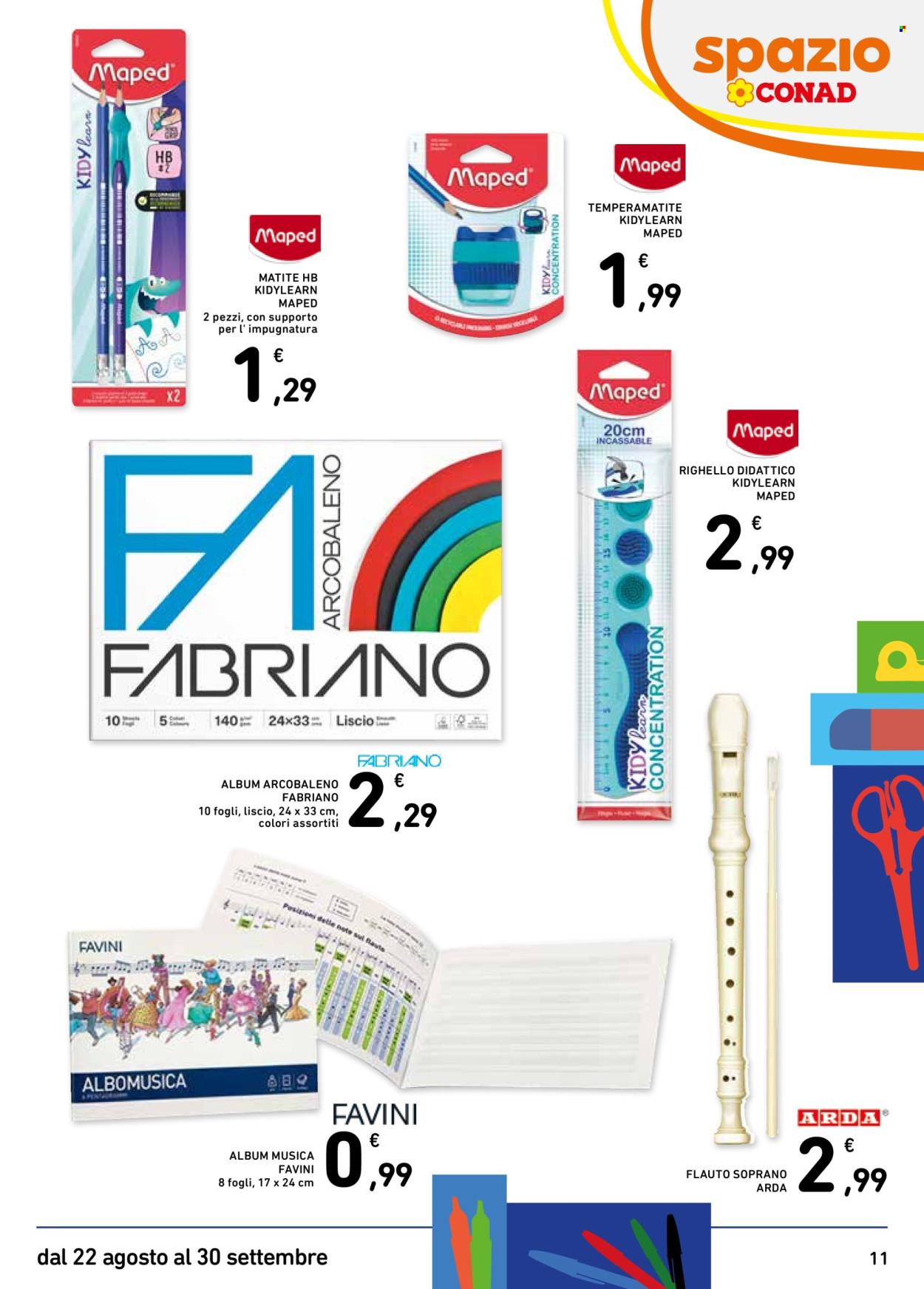Volantino Spazio Conad - 22/8/2025 - 30/9/2025. Pagina 11