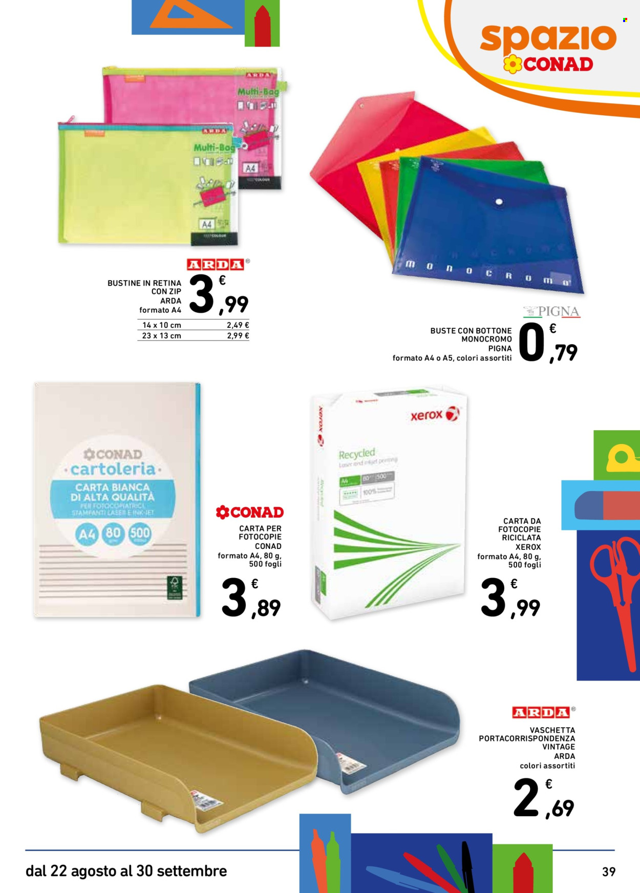 Volantino Spazio Conad - 22/8/2025 - 30/9/2025. Pagina 39