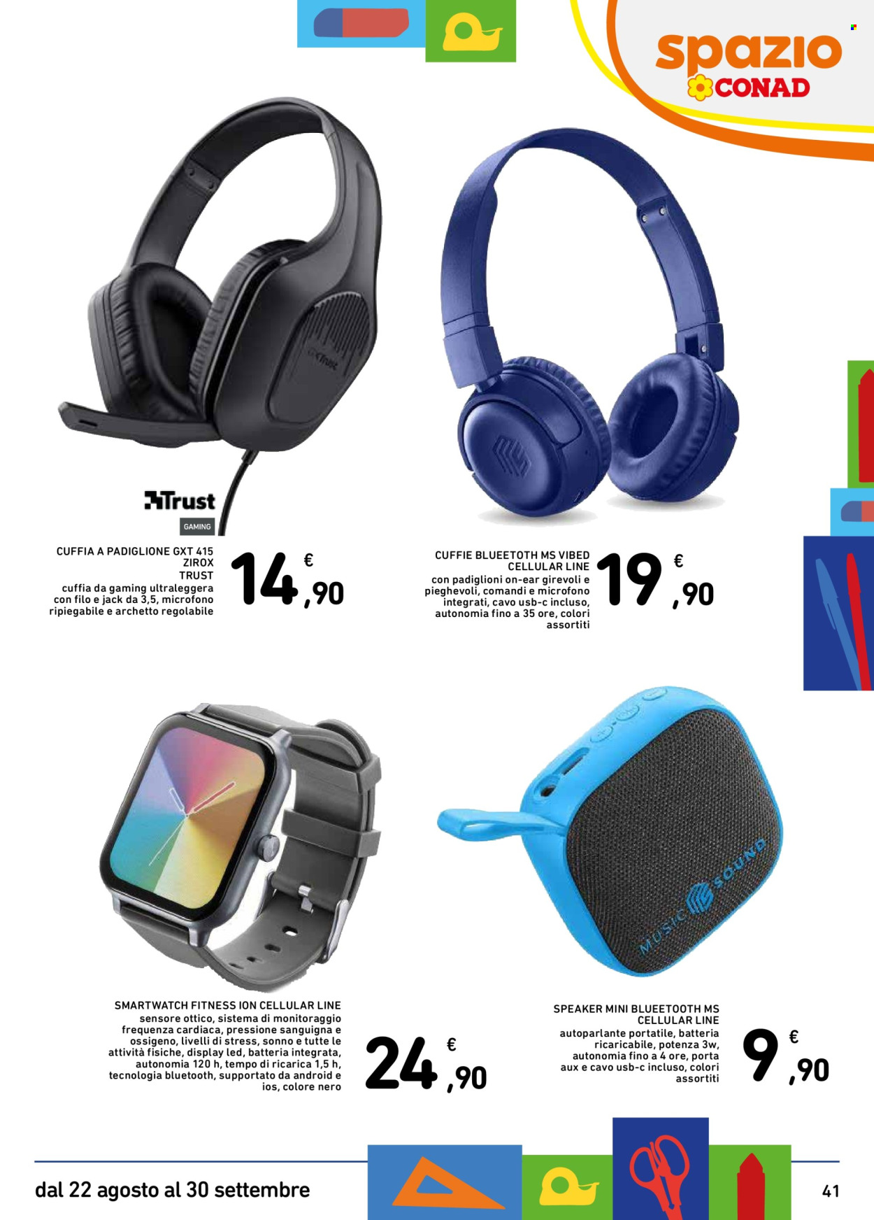 Volantino Spazio Conad - 22/8/2025 - 30/9/2025. Pagina 41