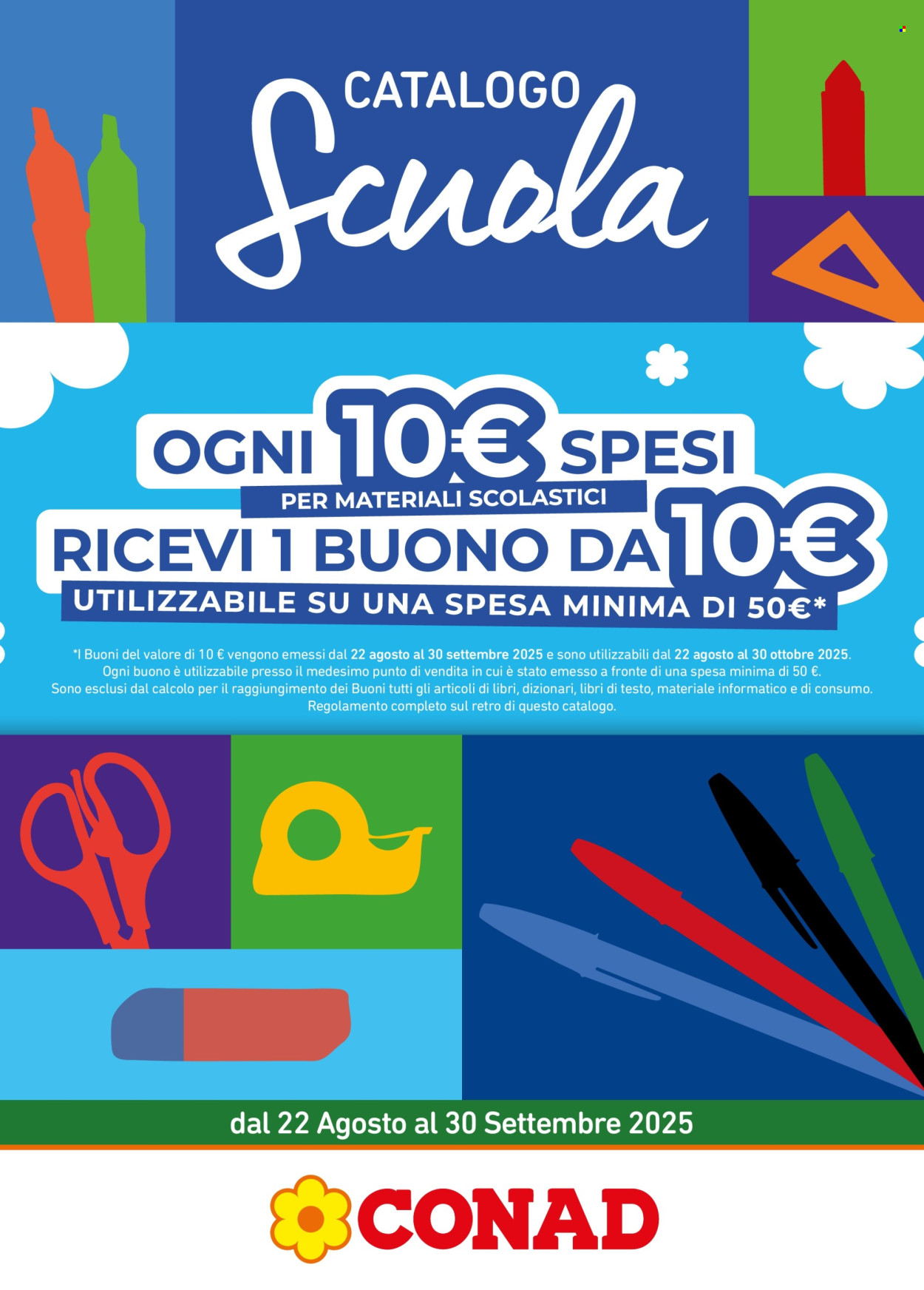 Volantino Conad - 22/8/2025 - 30/9/2025. Pagina 1