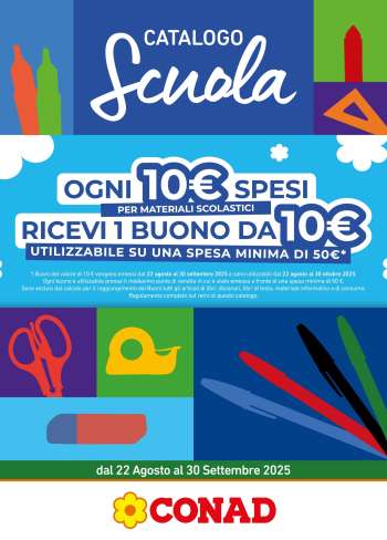 Volantino Conad - 22/8/2025 - 30/9/2025.