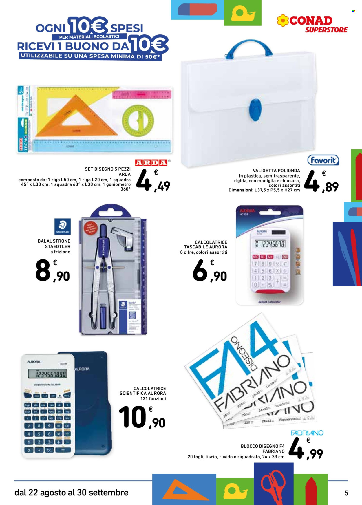 Volantino Conad - 22/8/2025 - 30/9/2025. Pagina 5