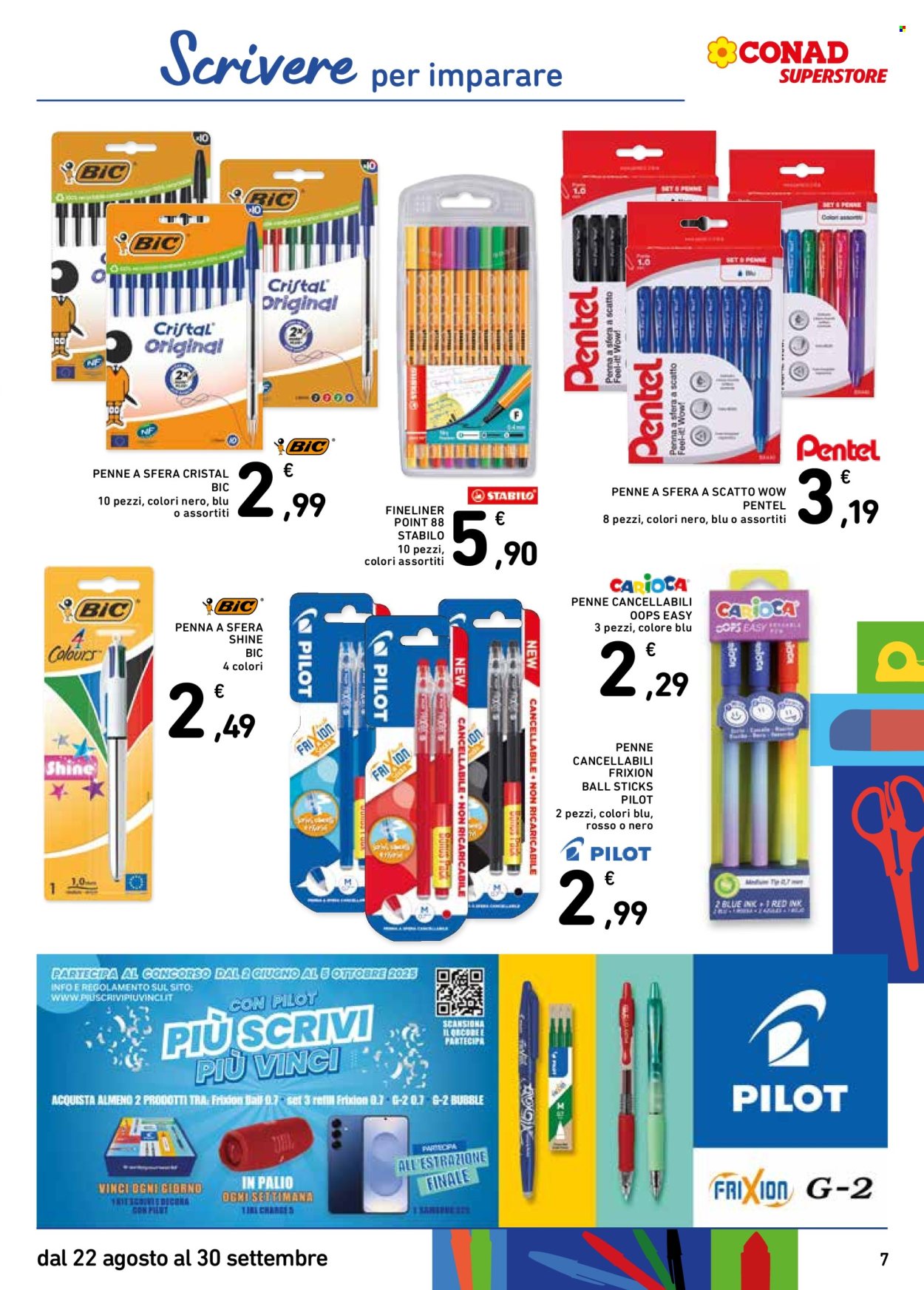 Volantino Conad - 22/8/2025 - 30/9/2025. Pagina 7