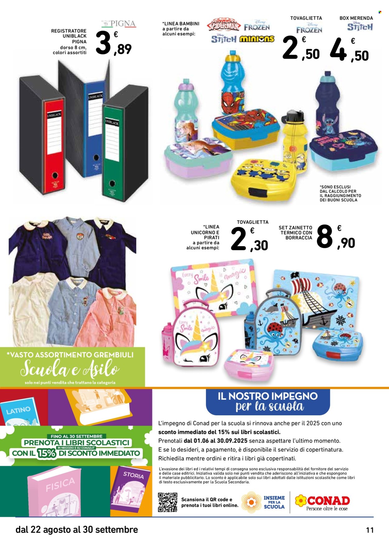 Volantino Conad - 22/8/2025 - 30/9/2025. Pagina 11