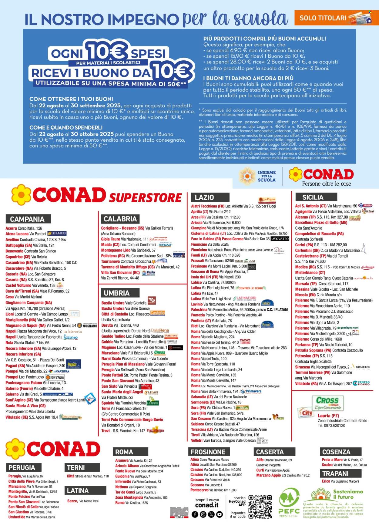 Volantino Conad - 22/8/2025 - 30/9/2025. Pagina 12