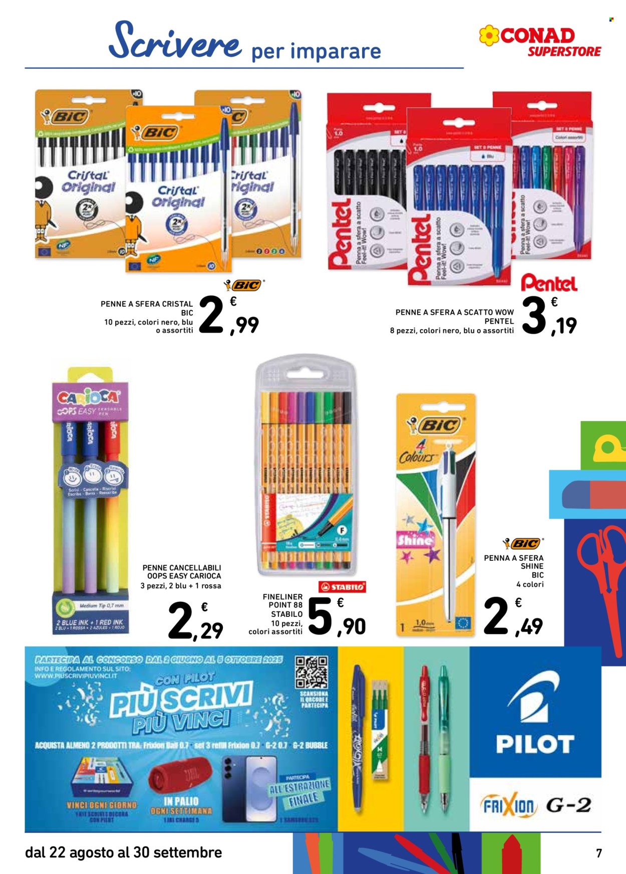 Volantino Conad Superstore - 22/8/2025 - 30/9/2025. Pagina 7