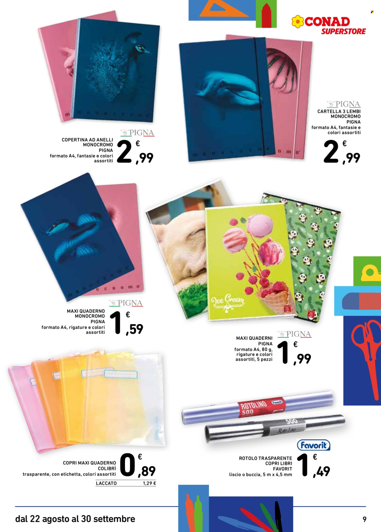 Volantino Conad Superstore - 22/8/2025 - 30/9/2025. Pagina 9
