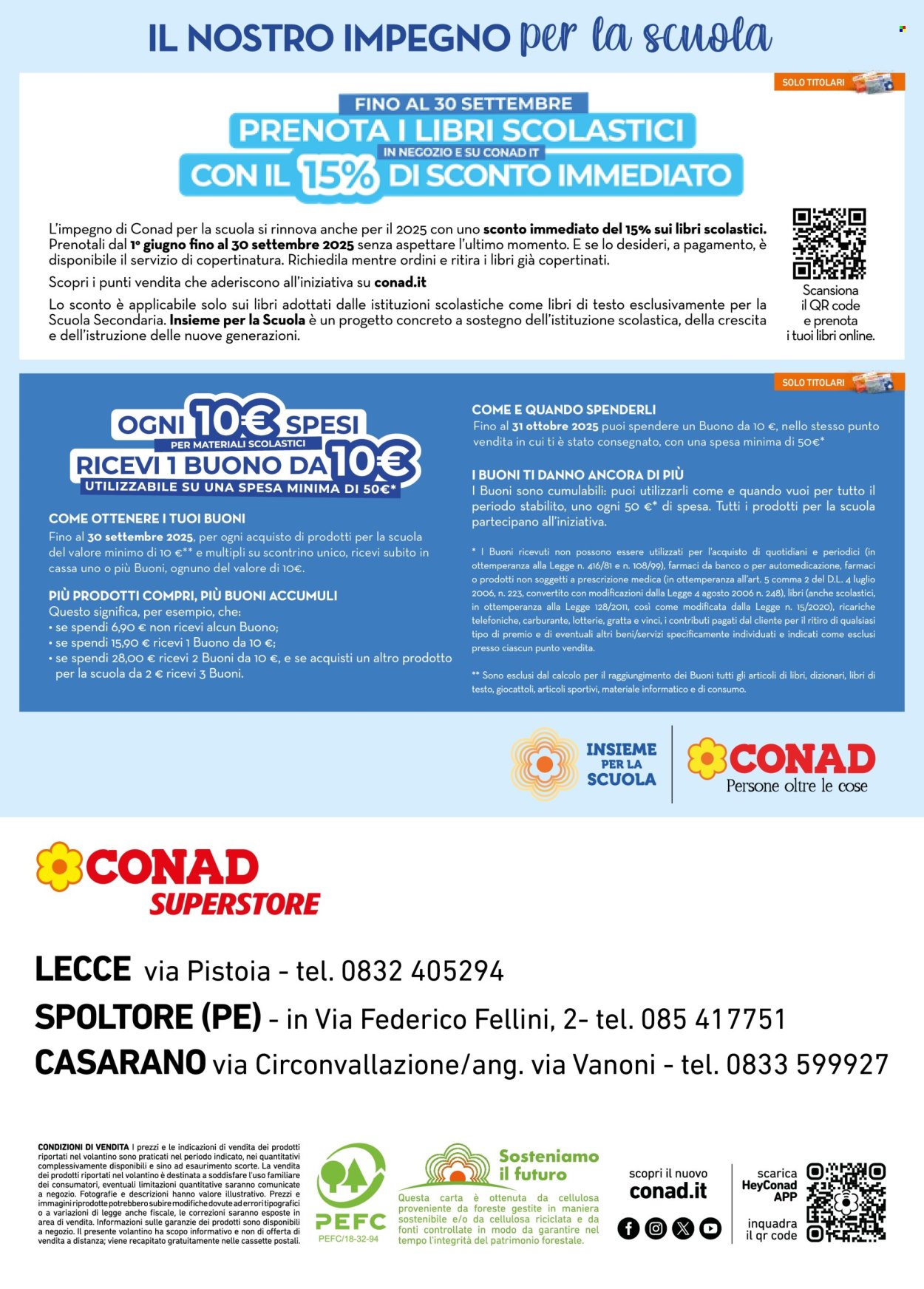 Volantino Conad Superstore - 22/8/2025 - 30/9/2025. Pagina 12