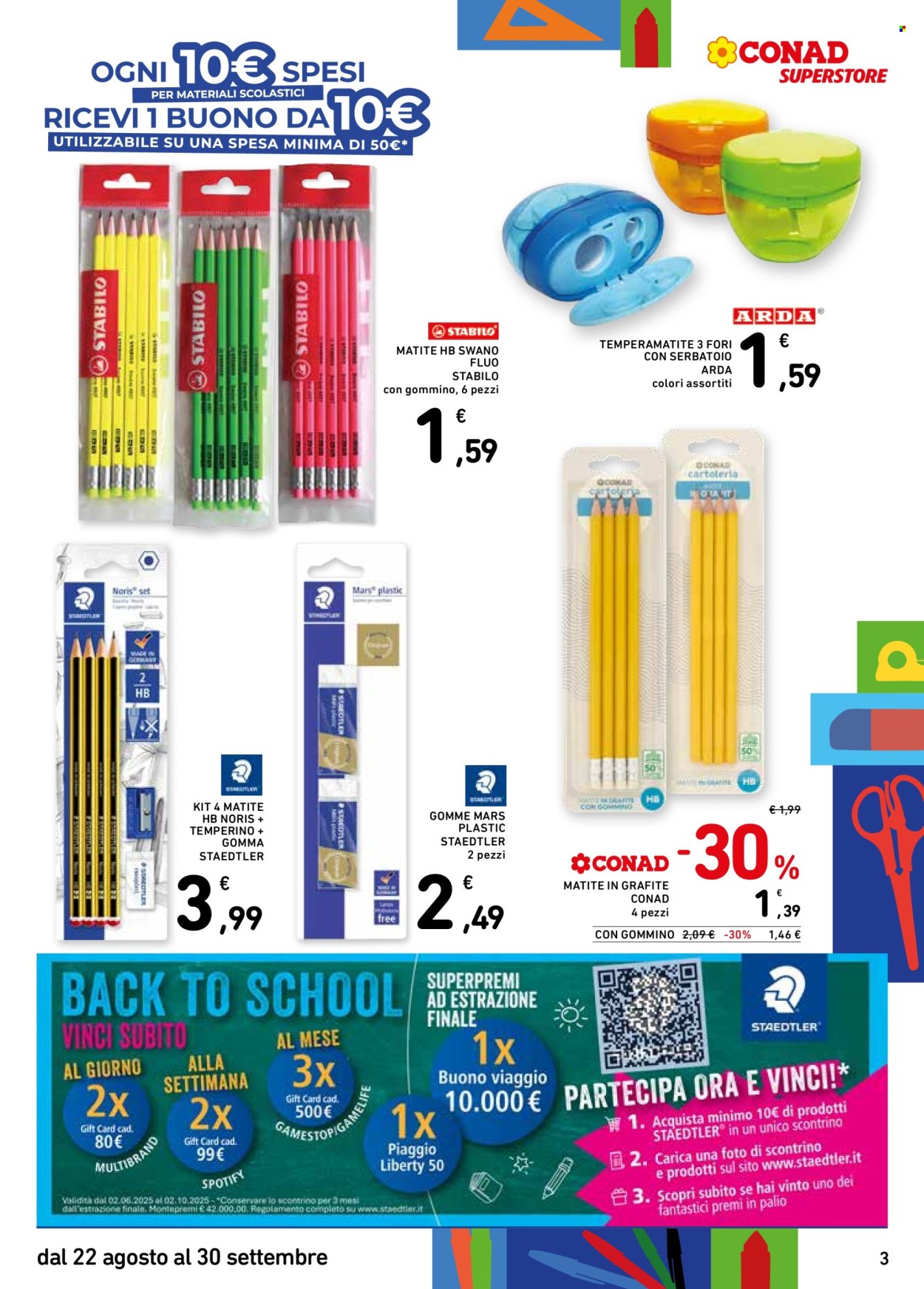 Volantino Conad Superstore - 22/8/2025 - 30/9/2025. Pagina 3