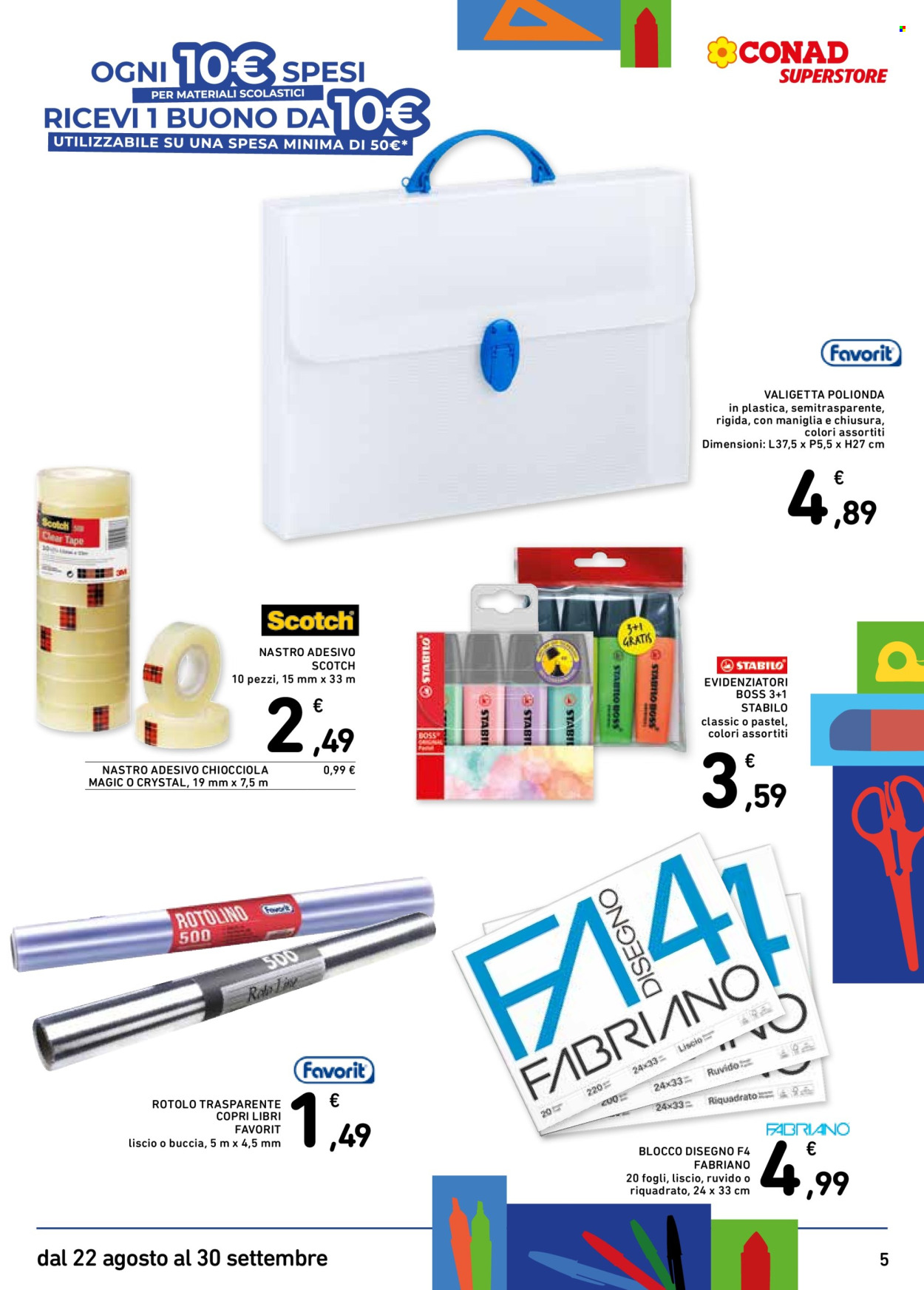 Volantino Conad Superstore - 22/8/2025 - 30/9/2025. Pagina 5