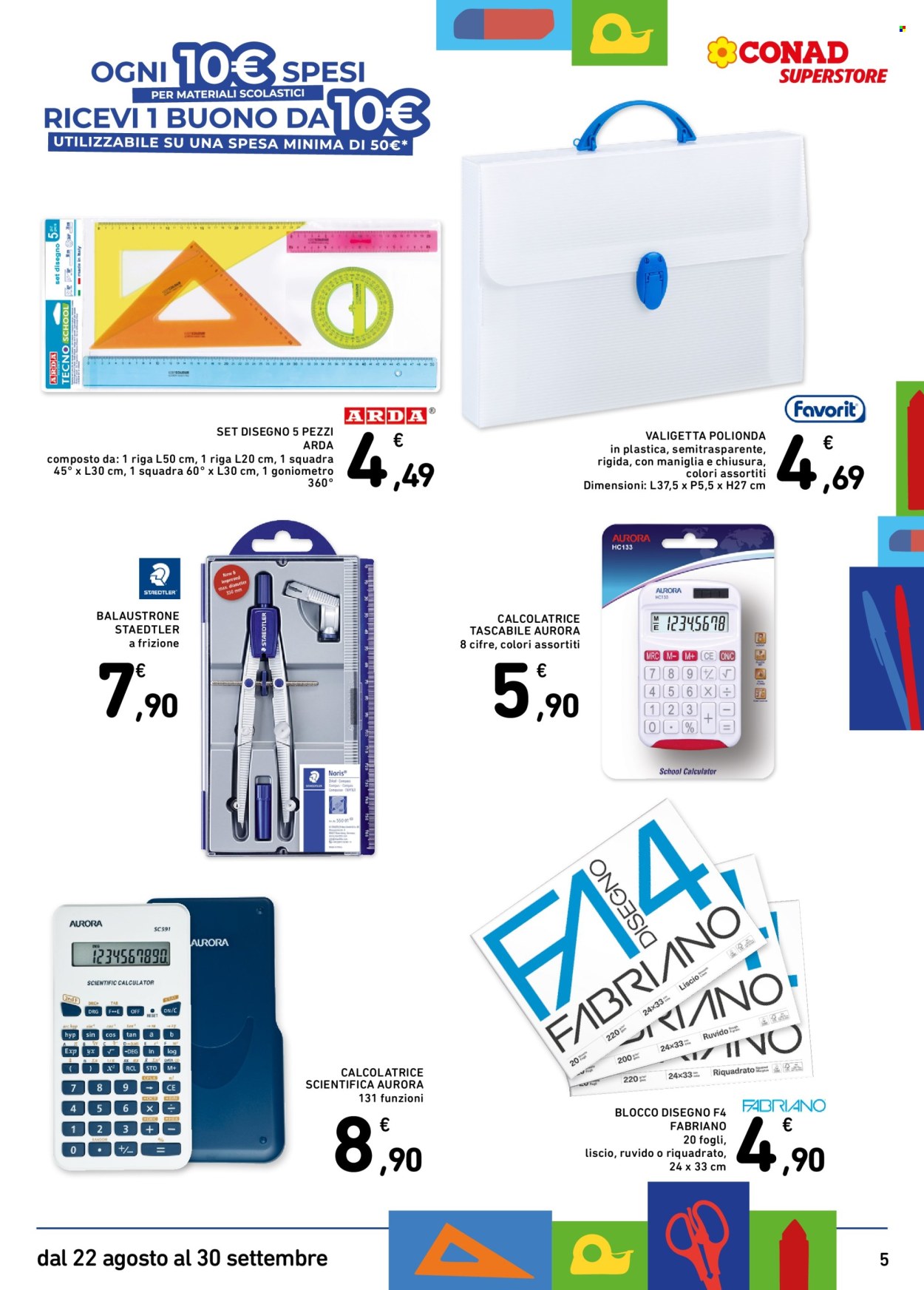 Volantino Conad Superstore - 22/8/2025 - 30/9/2025. Pagina 5