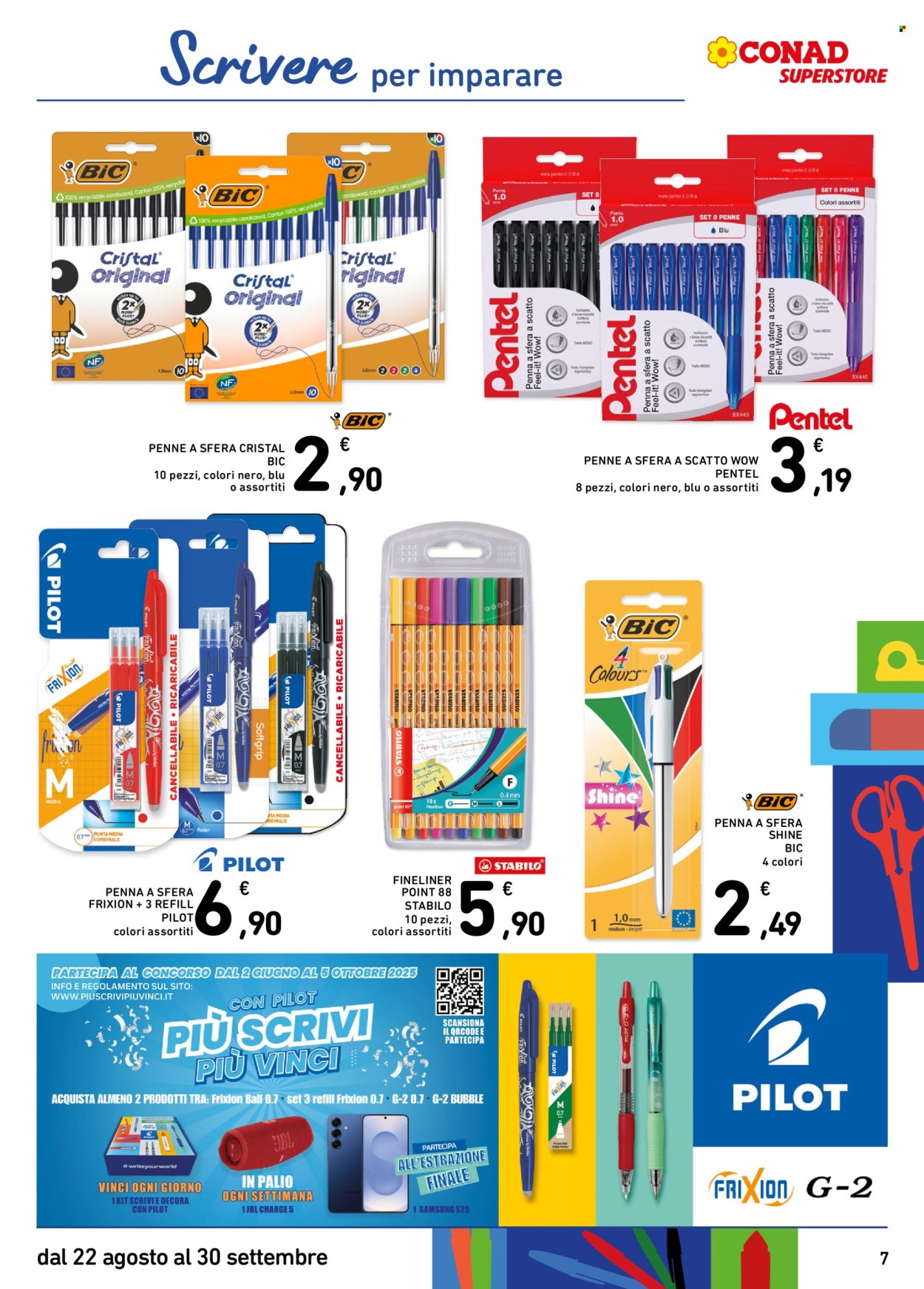 Volantino Conad Superstore - 22/8/2025 - 30/9/2025. Pagina 7