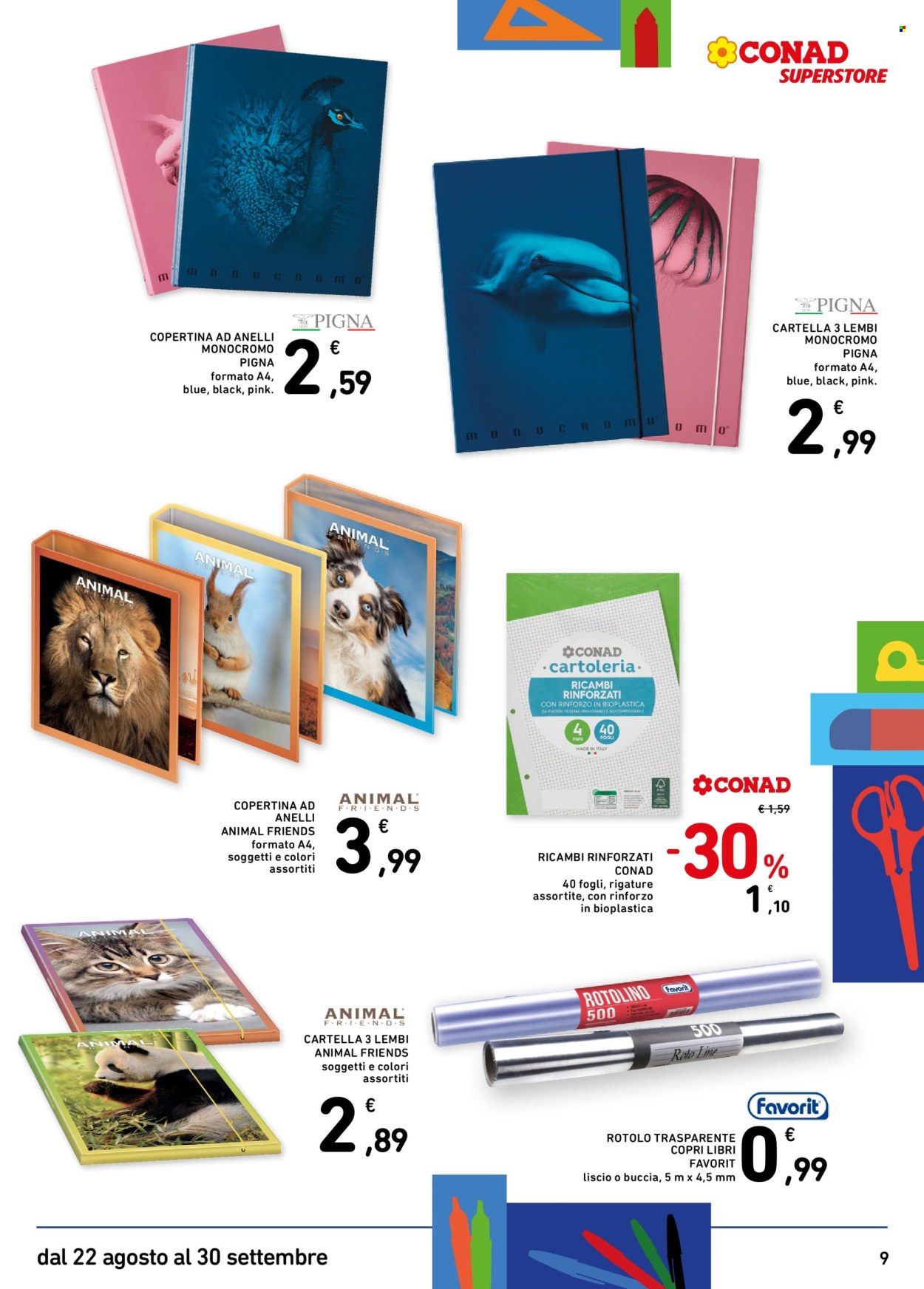Volantino Conad Superstore - 22/8/2025 - 30/9/2025. Pagina 9