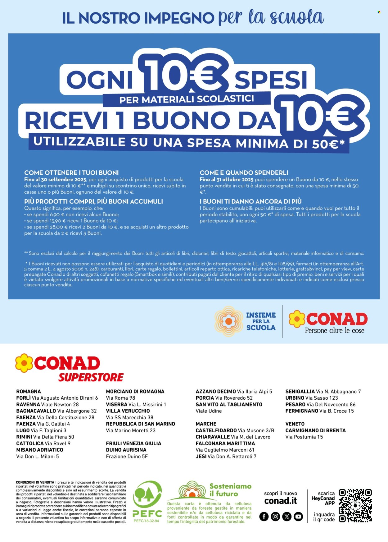 Volantino Conad Superstore - 22/8/2025 - 30/9/2025. Pagina 12