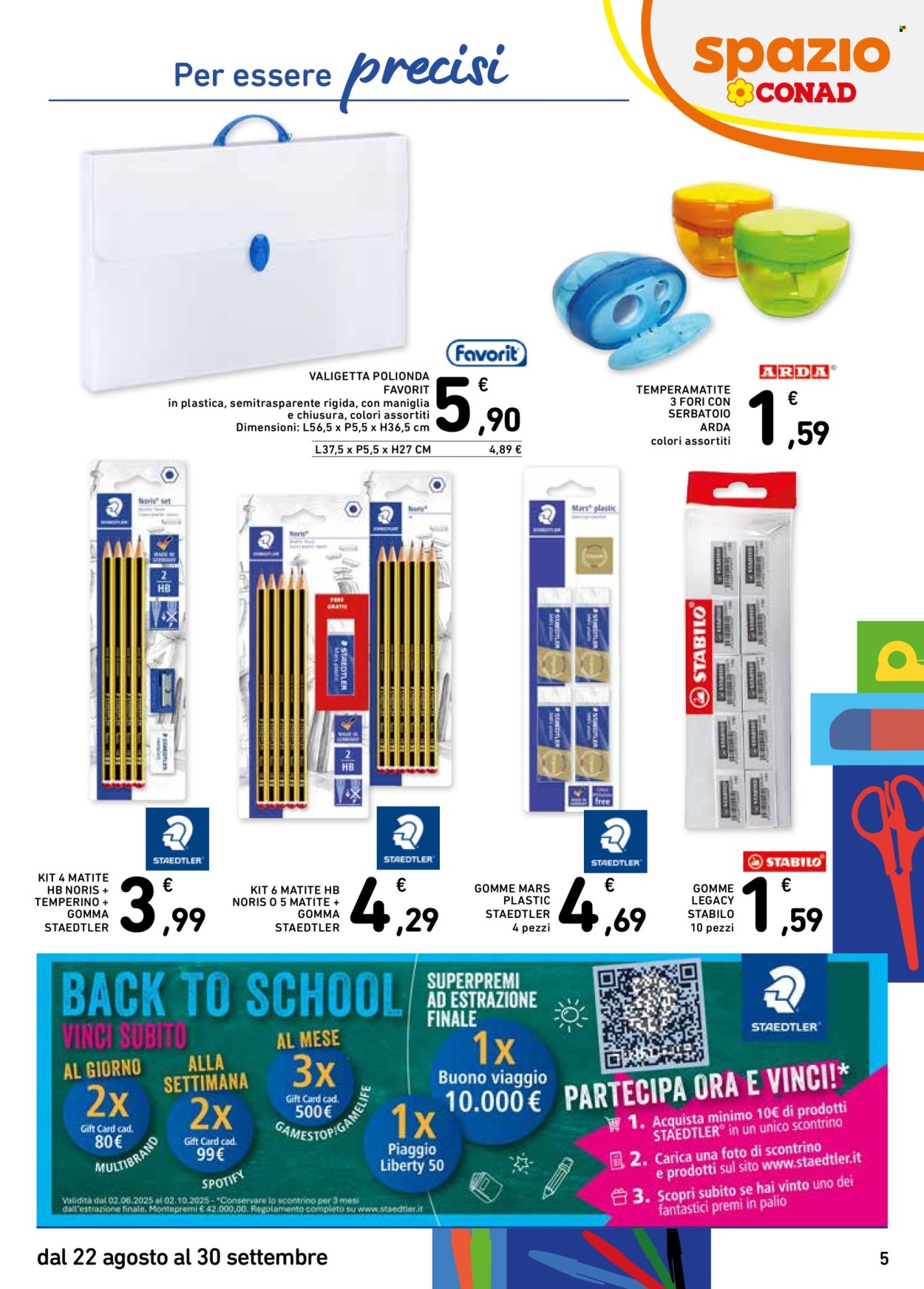 Volantino Spazio Conad - 22/8/2025 - 30/9/2025. Pagina 5