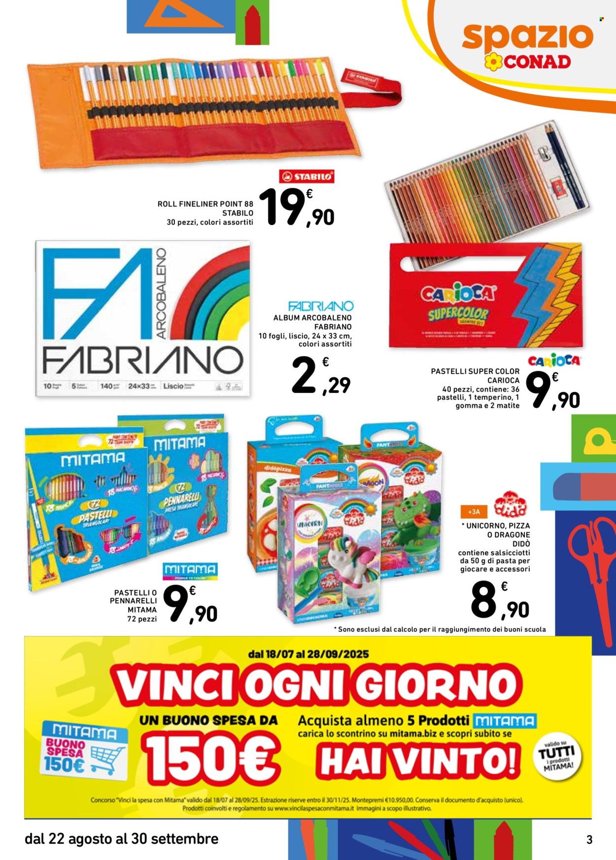 Volantino Spazio Conad - 22/8/2025 - 30/9/2025. Pagina 3
