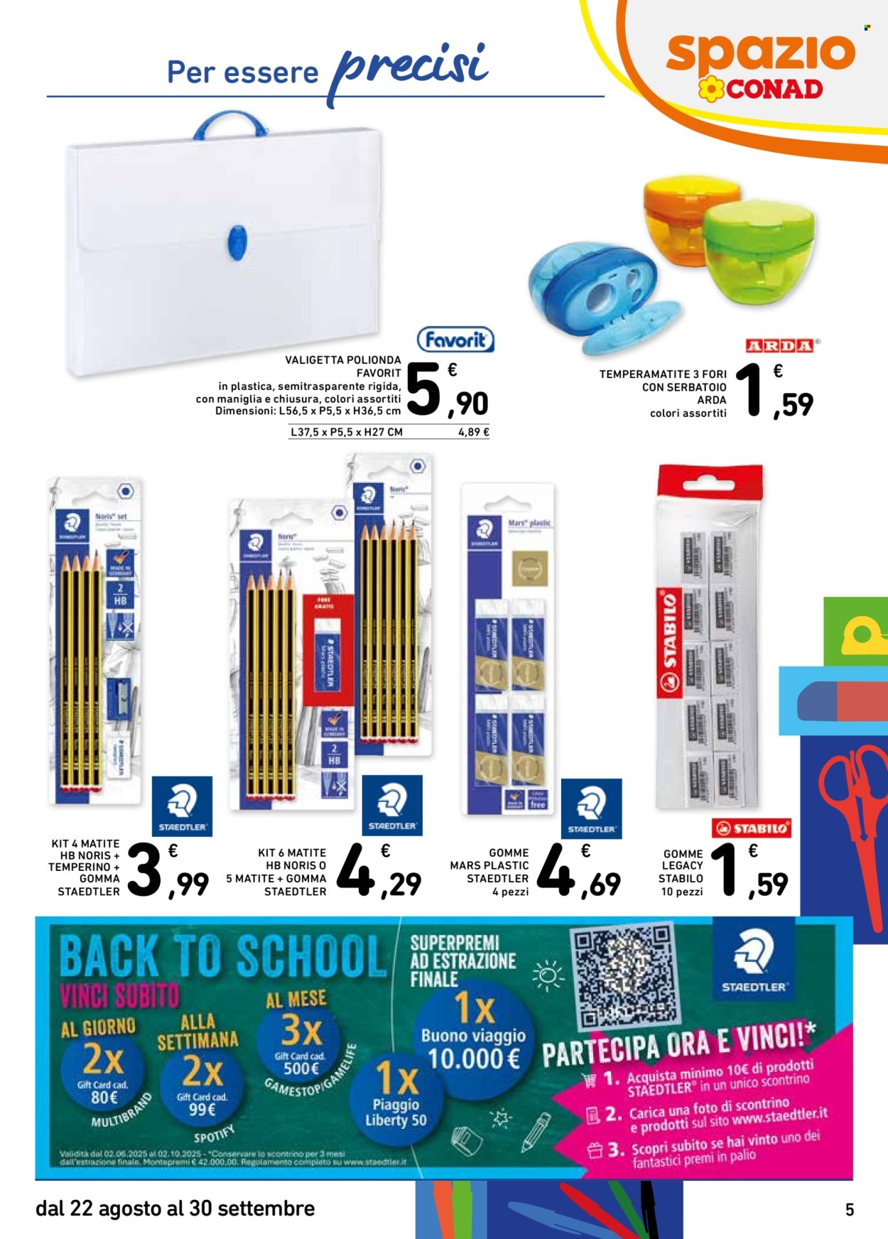 Volantino Spazio Conad - 22/8/2025 - 30/9/2025. Pagina 5