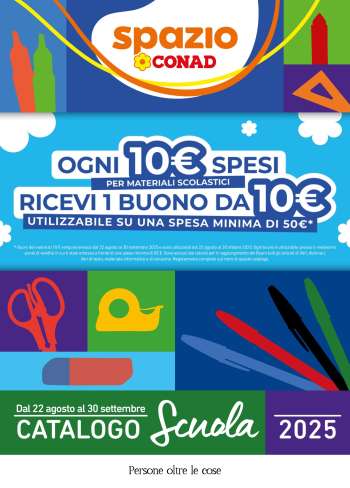 Volantino Spazio Conad - 22/8/2025 - 30/9/2025.
