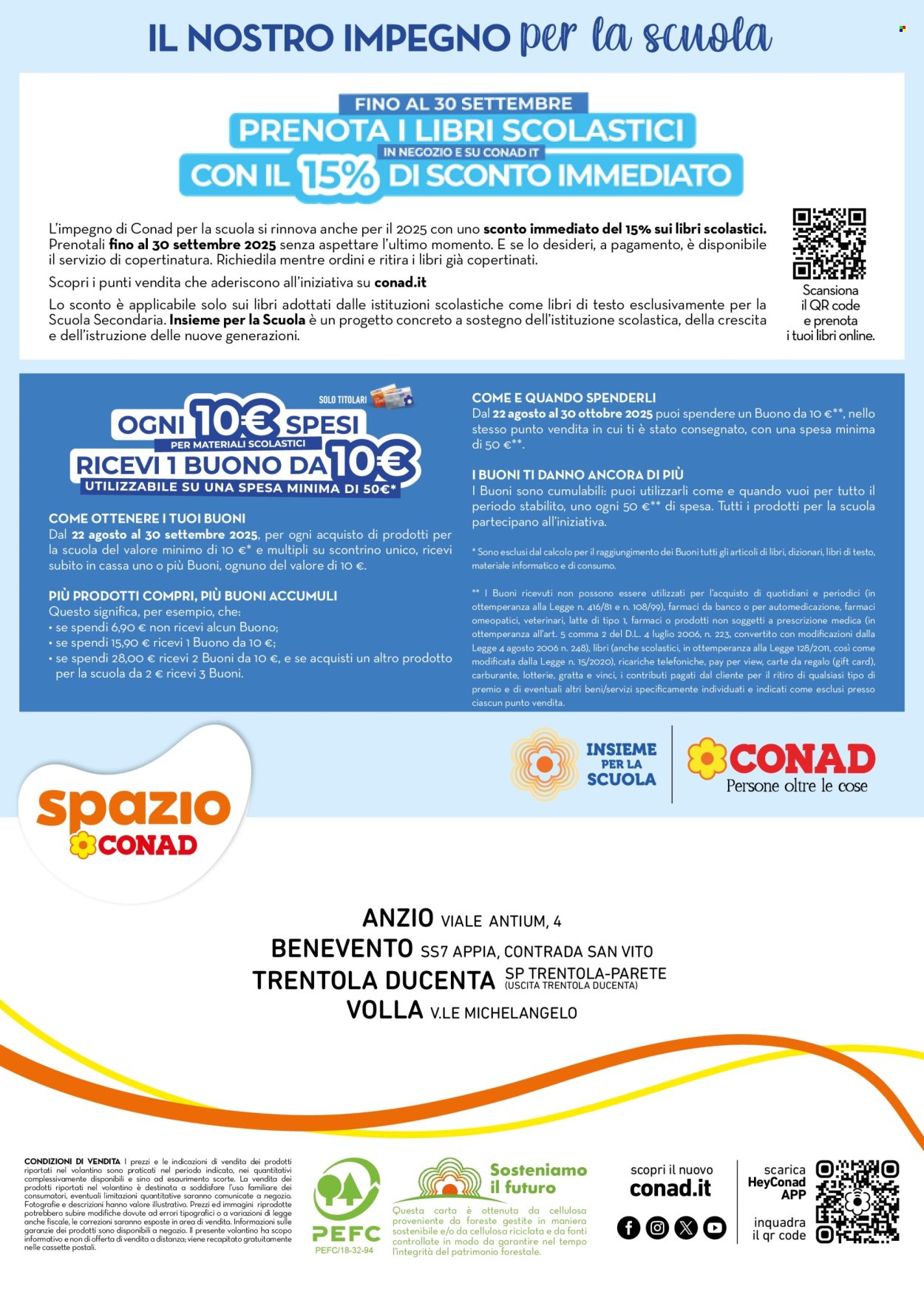 Volantino Spazio Conad - 22/8/2025 - 30/9/2025. Pagina 12