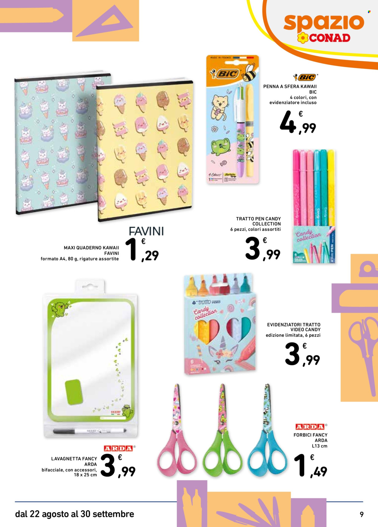 Volantino Spazio Conad - 22/8/2025 - 30/9/2025. Pagina 9