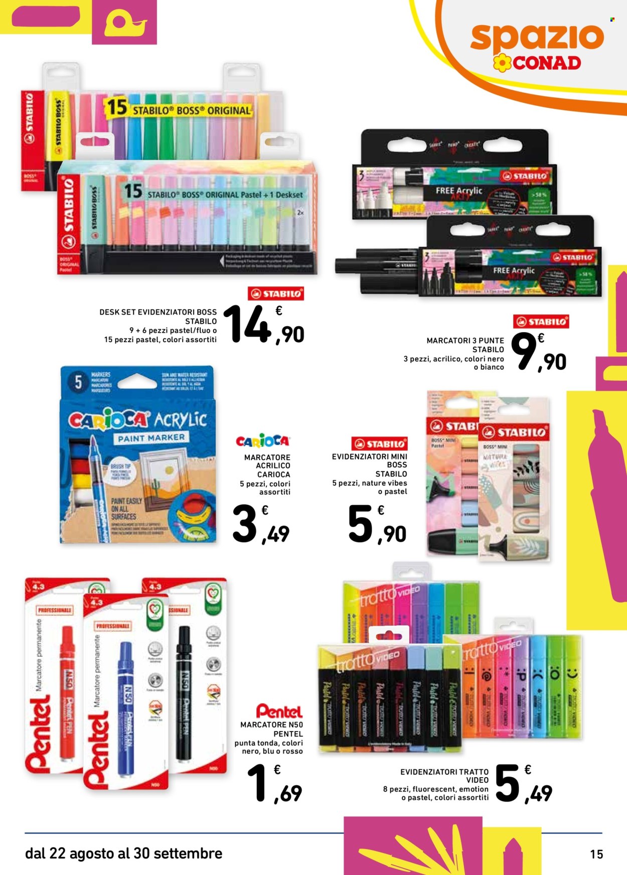 Volantino Spazio Conad - 22/8/2025 - 30/9/2025. Pagina 15