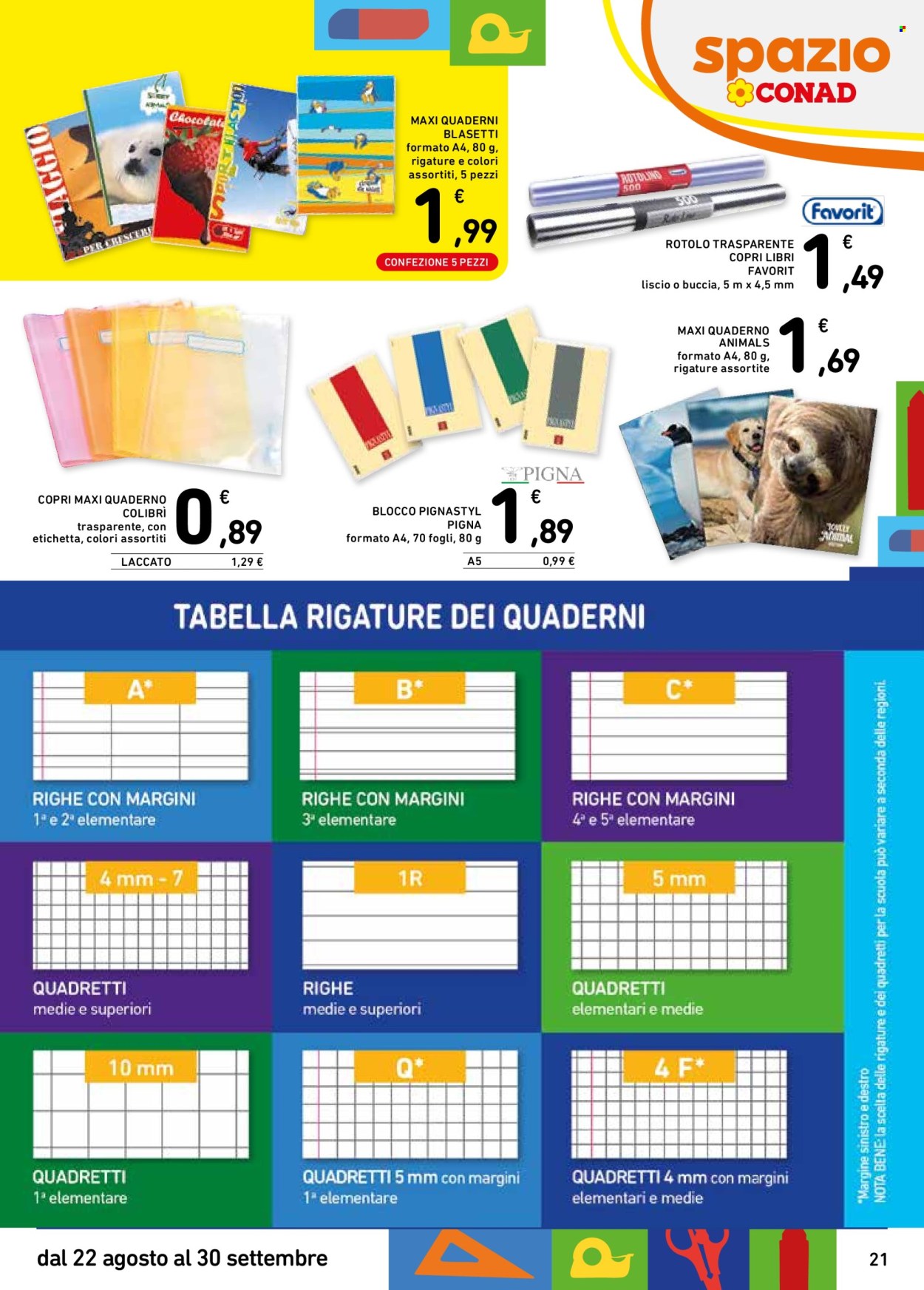 Volantino Spazio Conad - 22/8/2025 - 30/9/2025. Pagina 21