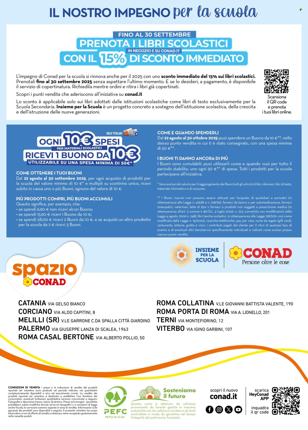 Volantino Spazio Conad - 22/8/2025 - 30/9/2025. Pagina 28