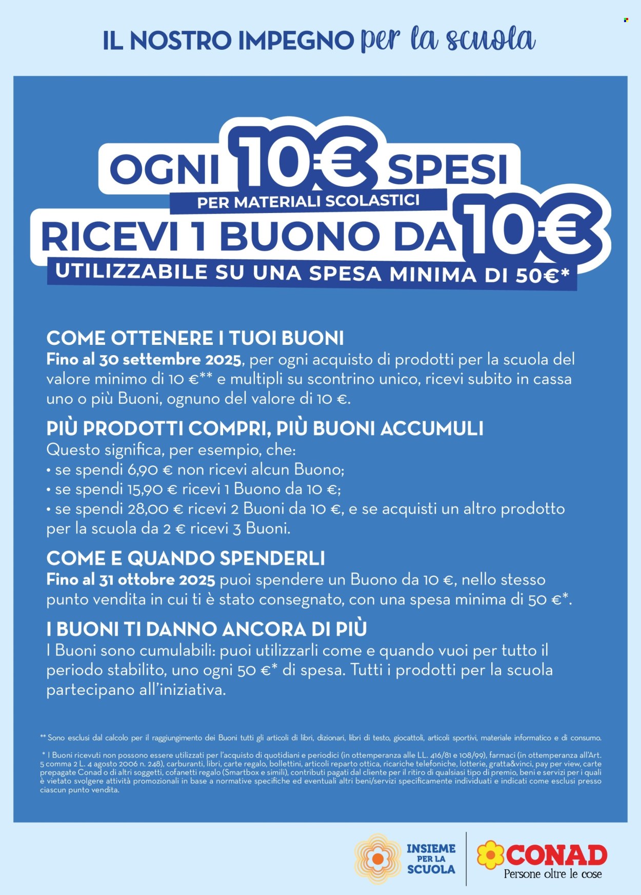Volantino Spesa Facile Conad - 22/8/2025 - 30/9/2025. Pagina 12