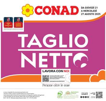 Volantino Conad - 21/8/2025 - 27/8/2025.