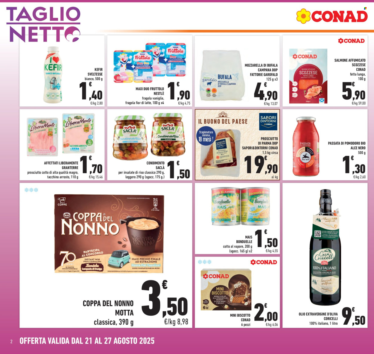 Volantino Conad - 21/8/2025 - 27/8/2025. Pagina 2