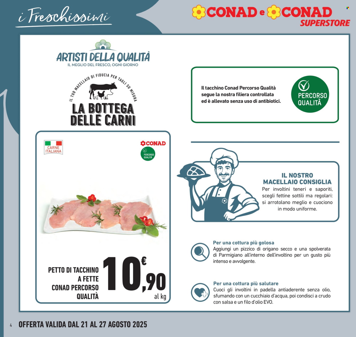 Volantino Conad Superstore - 21/8/2025 - 27/8/2025. Pagina 4