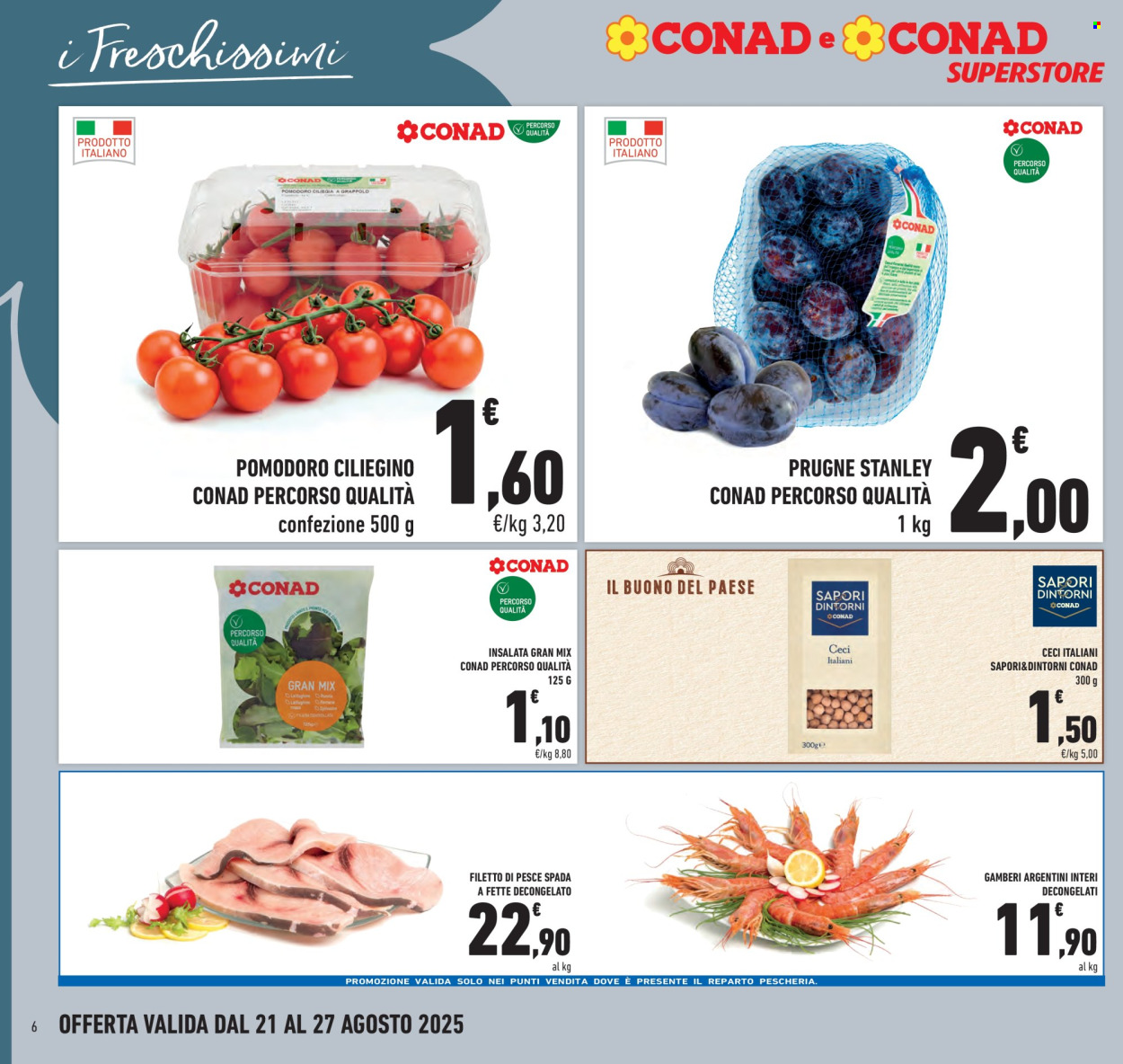 Volantino Conad Superstore - 21/8/2025 - 27/8/2025. Pagina 6