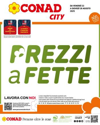 Volantino Conad - 22/8/2025 - 28/8/2025.