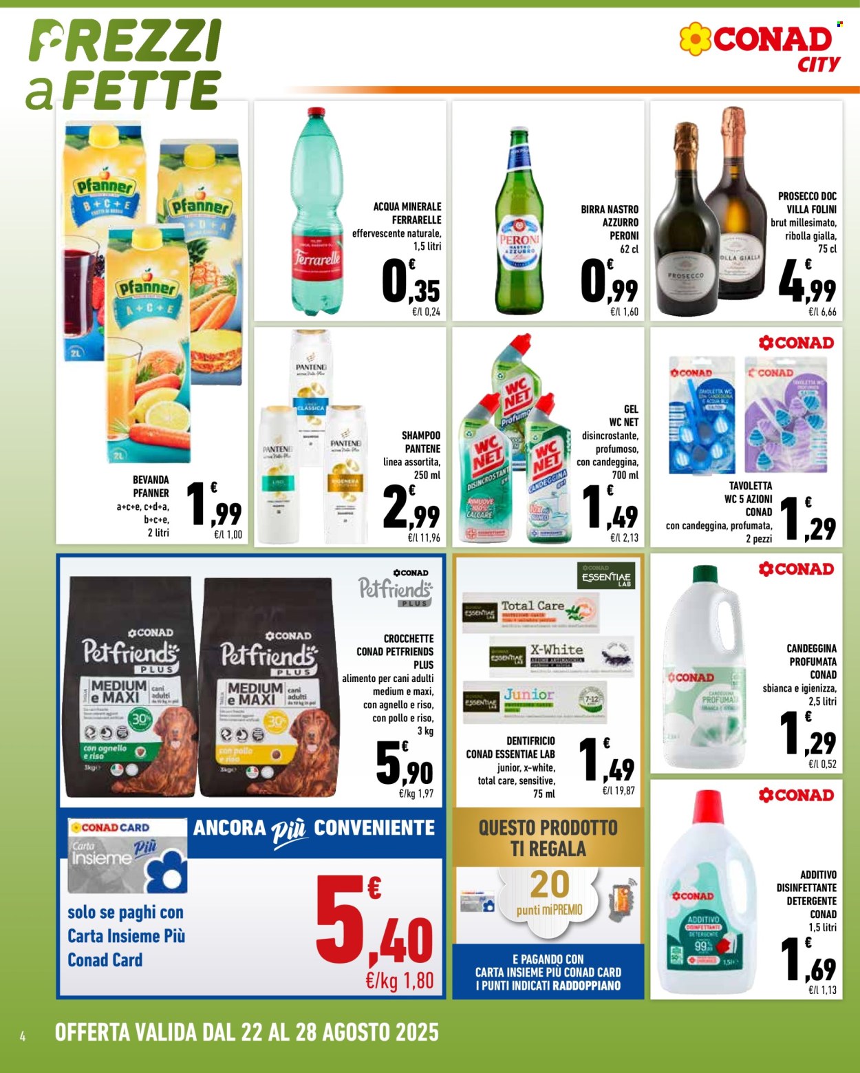 Volantino Conad - 22/8/2025 - 28/8/2025. Pagina 4