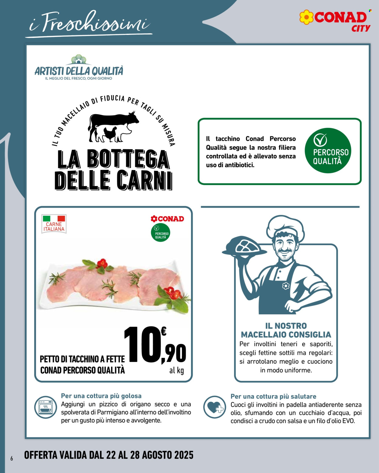 Volantino Conad - 22/8/2025 - 28/8/2025. Pagina 6
