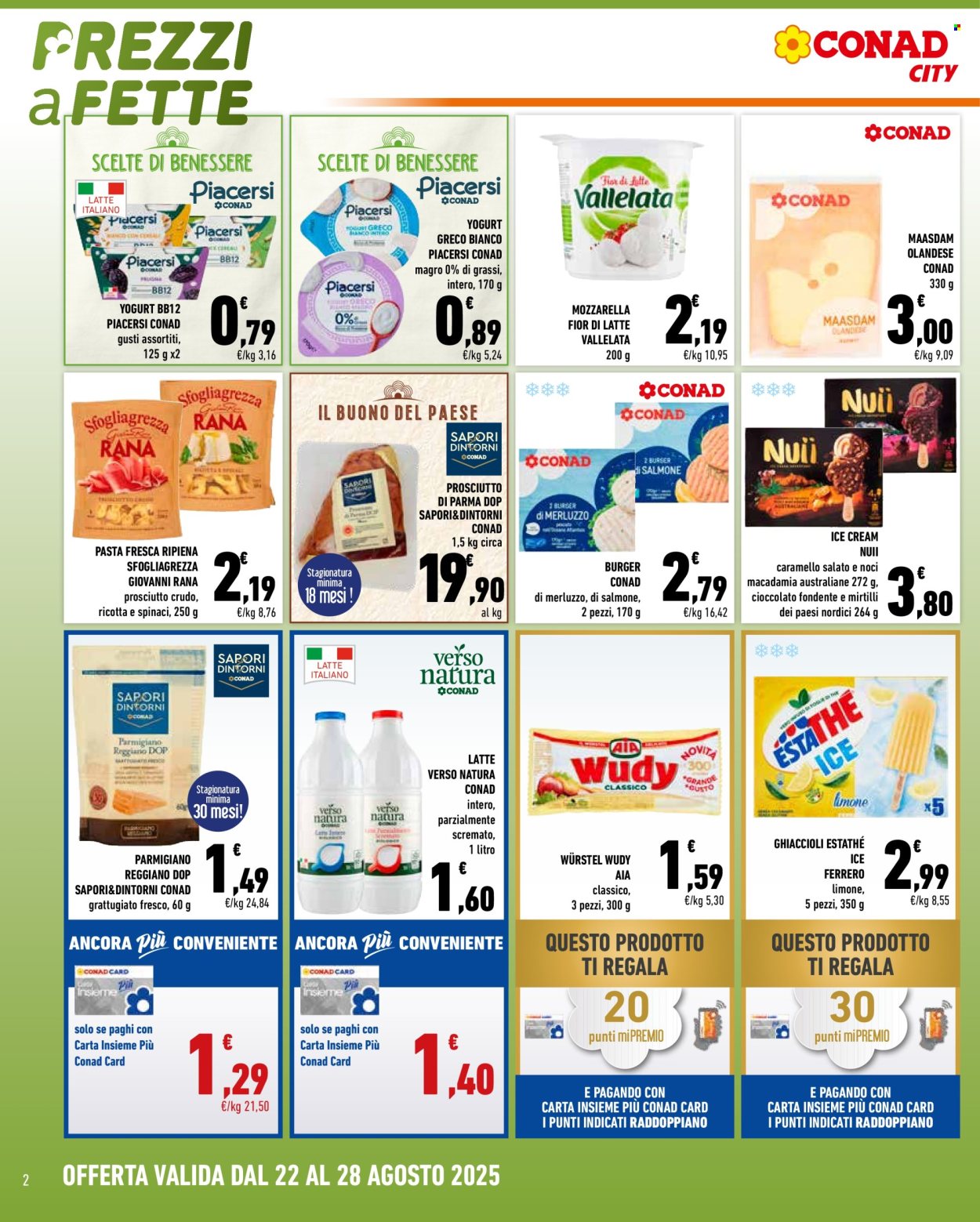 Volantino Conad City - 22/8/2025 - 28/8/2025. Pagina 2