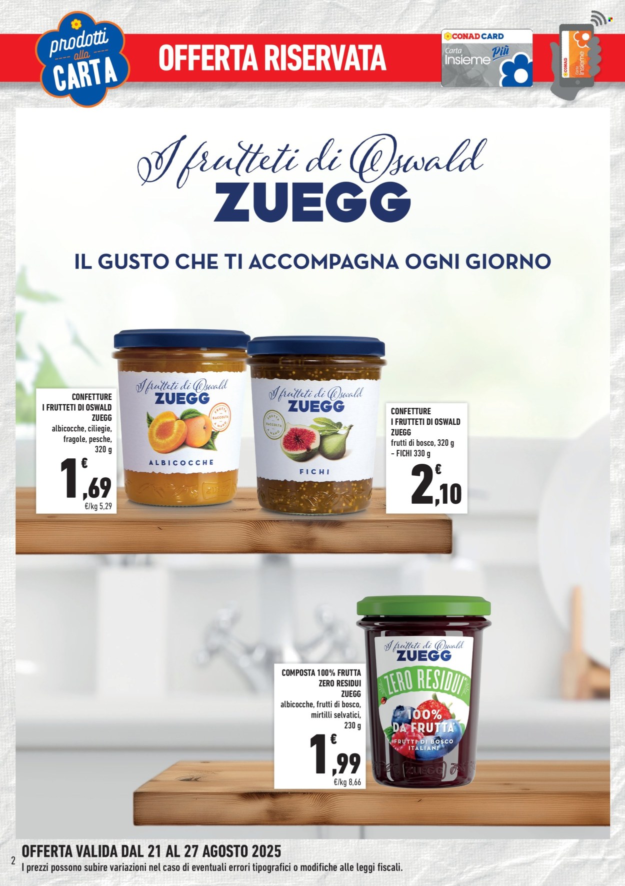 Volantino Conad - 21/8/2025 - 27/8/2025. Pagina 2