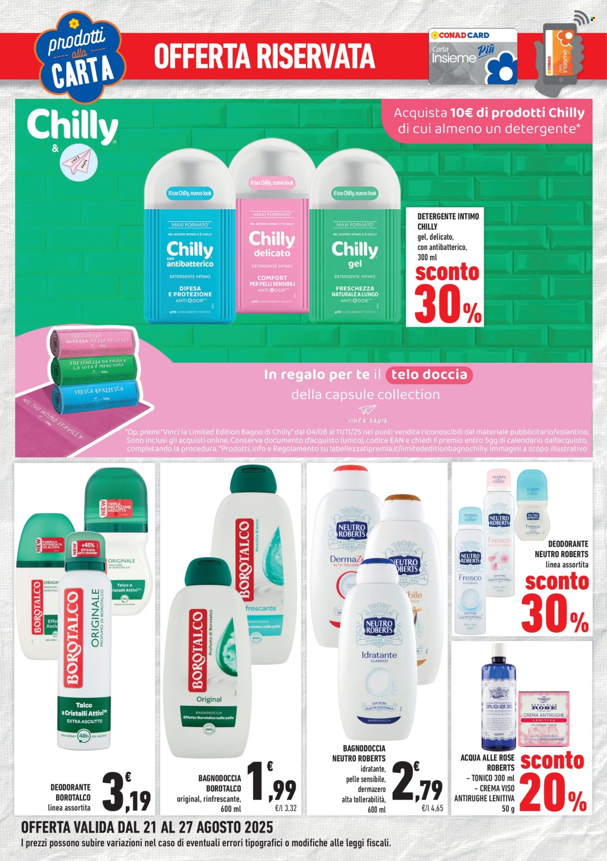 Volantino Conad - 21/8/2025 - 27/8/2025. Pagina 4