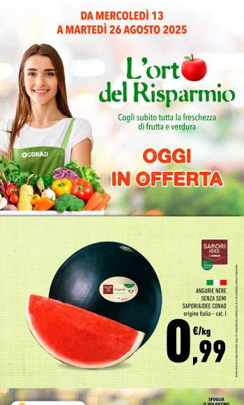 Volantino Conad - 13/8/2025 - 26/8/2025.