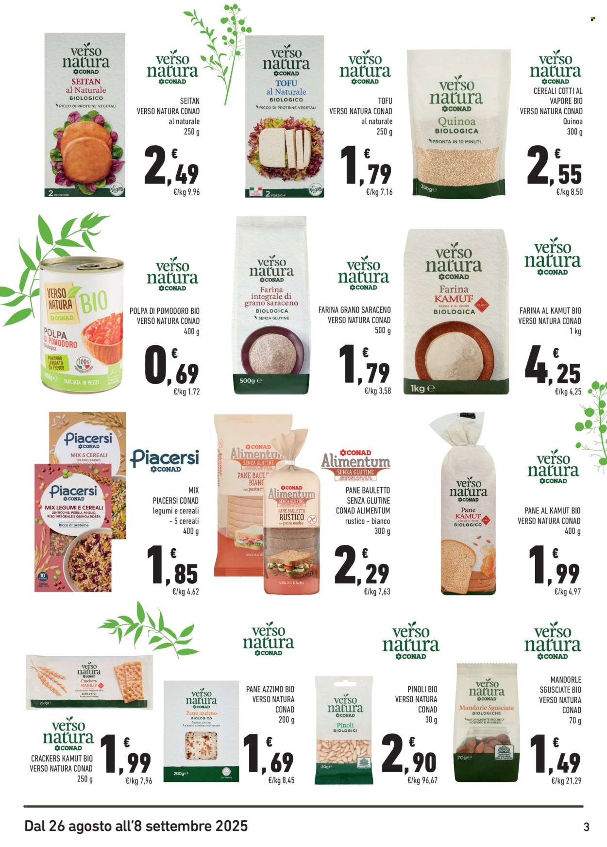 Volantino Conad - 26/8/2025 - 8/9/2025. Pagina 3