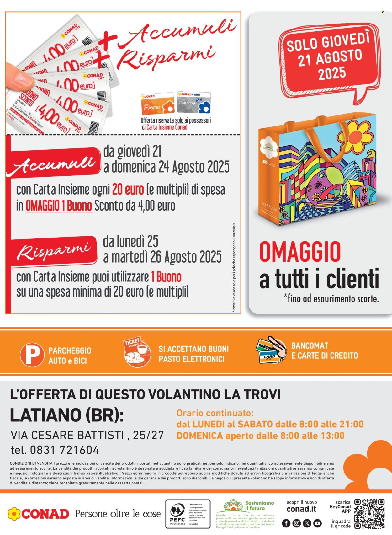 Volantino Conad City - 21/8/2025 - 26/8/2025. Pagina 8