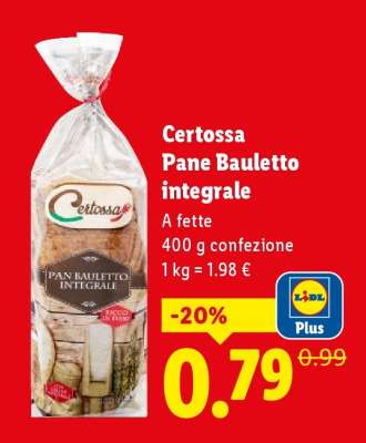 Certossa Pane bauletto integrale