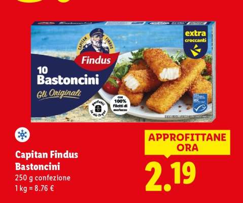Capitan Findus Bastoncini