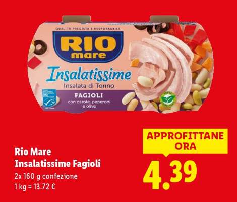 Rio Mare Insalatissime Fagioli