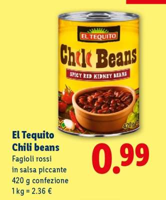El Tequito Chili Beans