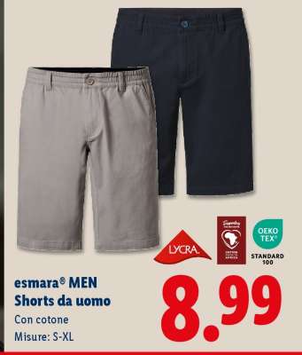 esmara® MEN Shorts da uomo