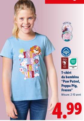 T-shirt da bambina