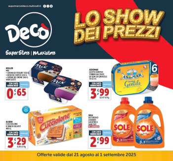 Volantino Deco - 21/8/2025 - 1/9/2025.