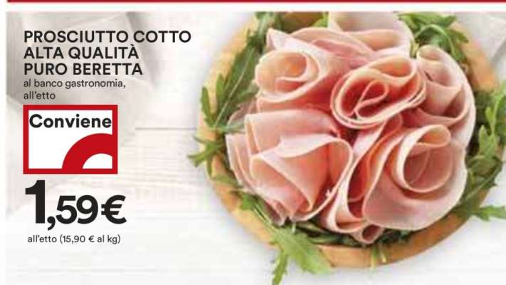 Prosciutto Cotto Alta Qualità Puro Beretta